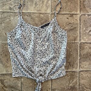 Abercrombie women’s tank, silky fabric. So pretty on, fits an XS!